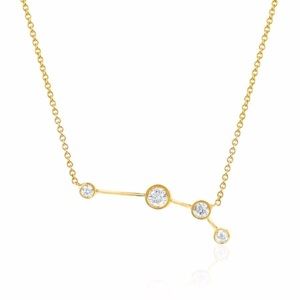 Logan Hollowell constellation necklace Aries gold diamond fine jewelry